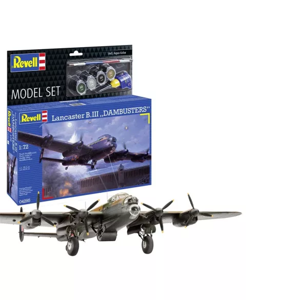 Revell Model Set Lancaster B.III "DAMBUSTERS" makett készlet