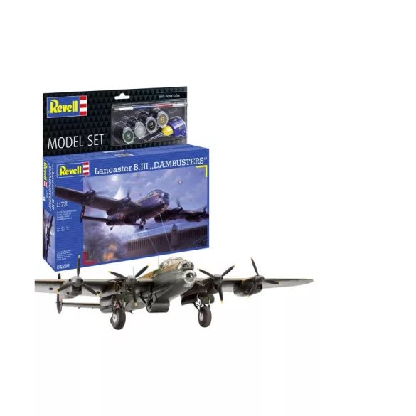 Revell Model Set Lancaster B.III "DAMBUSTERS" makett készlet