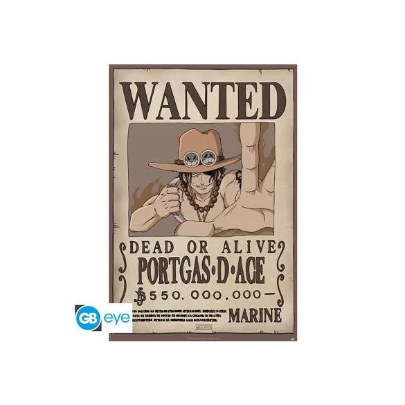 ONE PIECE - Poster Maxi 91.5x61 - Wanted Ace-ABYDCO410