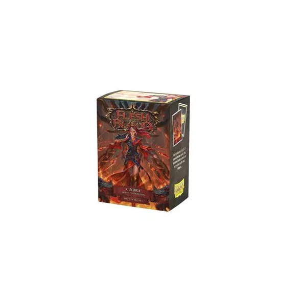 Flesh & Blood Matte Art Sleeves - Cindra, Dracai of Retribution (100 Sleeves)-AT-16146