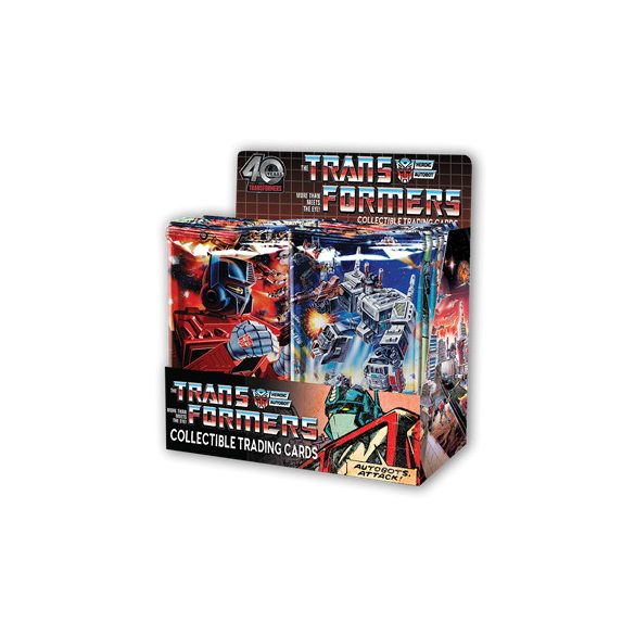 Transformers 40Th Anniversary Collector's Trading Cards Display (24 Packs) - EN-