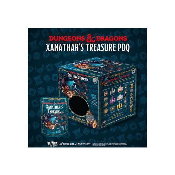 Sirius Dice - Dungeon & Dragons Xanathar's Treasure Packs PDQ (25 Treasure Packs)-SDZ2300-01