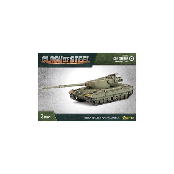 Conqueror Heavy Tank Troop (x3 Plastic) - EN-CSB09