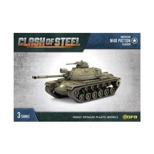M48 Medium Tank Platoon (x3 Plastic) - EN-CSU09