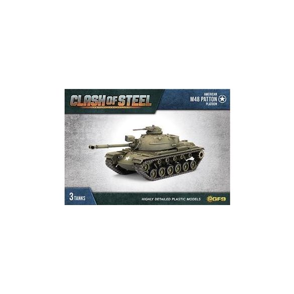 M48 Medium Tank Platoon (x3 Plastic) - EN-CSU09
