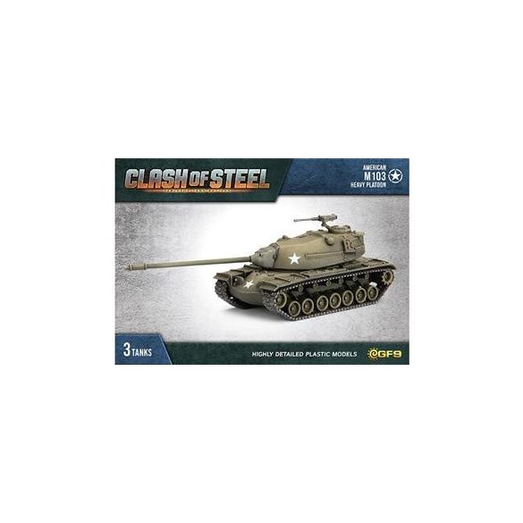 M103 Heavy Tank Platoon (x3 Plastic) - EN-CSU10
