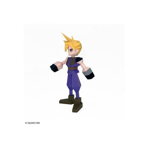 Final Fantasy VII Polygon Soft Vinyl Figure - Cloud Strife-XFF07ZZ031