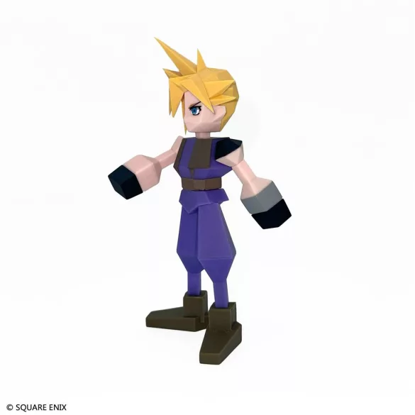 Final Fantasy VII Polygon Soft Vinyl Figure - Cloud Strife-XFF07ZZ031