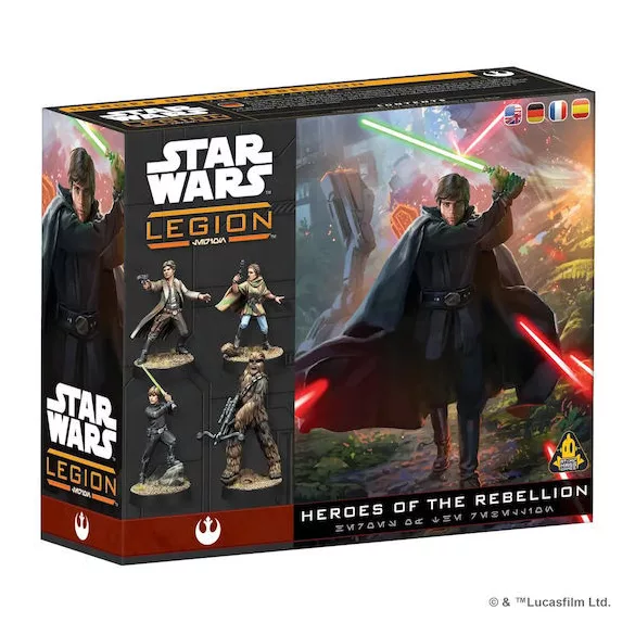 Star Wars: Legion - Heroes of the Rebellion Character Expansion - EN/DE/SP/FR-SWQ14