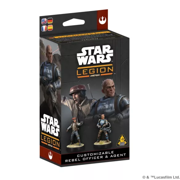 Star Wars: Legion - Customizable Rebel Officer & Agent - EN/DE/SP/FR-SWQ13