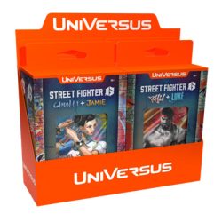 UniVersus CCG: Street Fighter 6 Challenger Series Deck Display (4 packs) - EN-UVSSF603-AD
