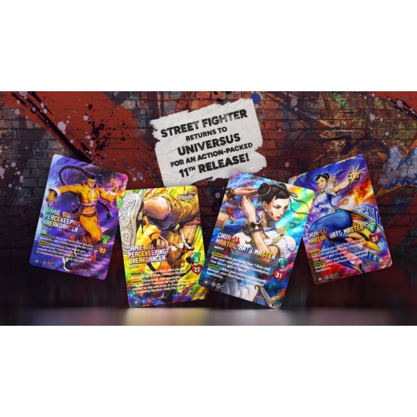UniVersus CCG: Street Fighter 6 Challenger Series Deck Display (4 packs) - EN-UVSSF603-AD