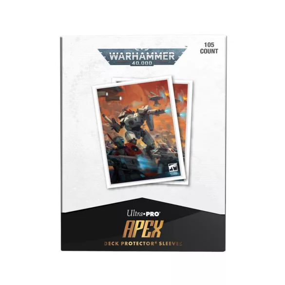 UP - T'au Empire Codex Aligned 105ct Apex Deck Protector sleeves for Warhammer 40,000-16557