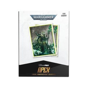 UP - Necron Codex Aligned 105ct Apex Deck Protector sleeves for Warhammer 40,000-16564
