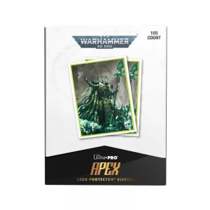 UP - Necron Codex Aligned 105ct Apex Deck Protector sleeves for Warhammer 40,000-16564