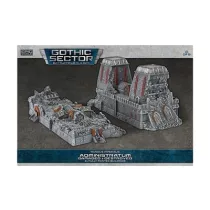 Battlefield In A Box Mundus Imperialis - Administratum (Damaged & Destroyed)-BB681
