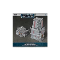 Battlefield In A Box Mundus Imperialis - Genatorium (Damaged & Destroyed x2)-BB684