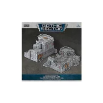 Battlefield In A Box Mundus Imperialis - Censorium (Damaged & Destroyed x2)-BB685