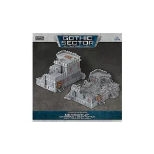 Battlefield In A Box Mundus Imperialis - Censorium (Damaged & Destroyed x2)-BB685