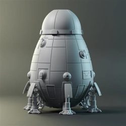 BattleTech: Overlord C Class Map Scale Dropship - EN-CAT357OC