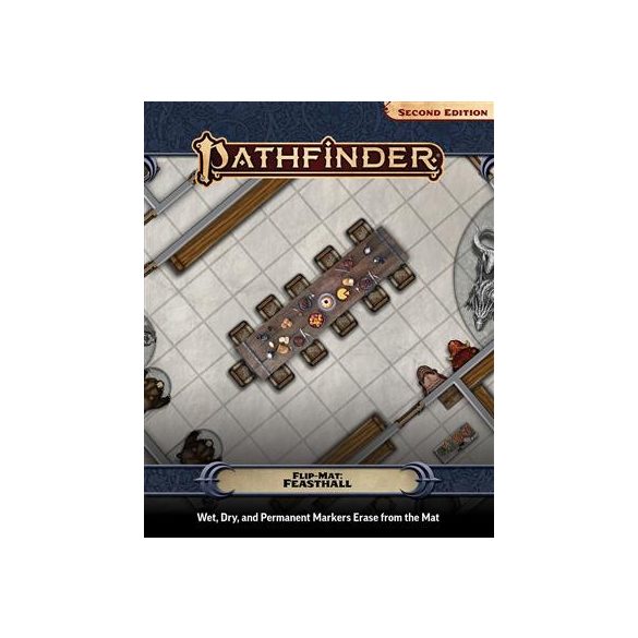 Pathfinder Flip-Mat: Feasthall - EN-PZO11026-FM