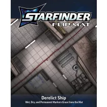 Starfinder Flip-Mat: Derelict Starships - EN-PZO21005-FM