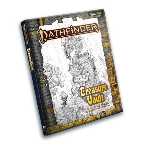 Pathfinder RPG: Treasure Vault (Remastered) Sketch Cover Edition (P2) - angol nyelvű szerepjáték-kiegészítő