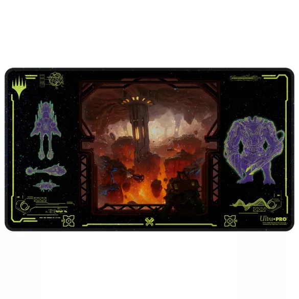 UP - Edge of Eternities Holofoil Playmat Red Mythic for Magic: The Gathering-38886