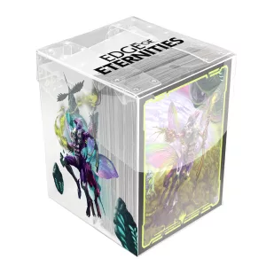 UP - Edge of Eternities 100ct Deck Protector Sleeves in Clear Box Commander B for MTG-38853