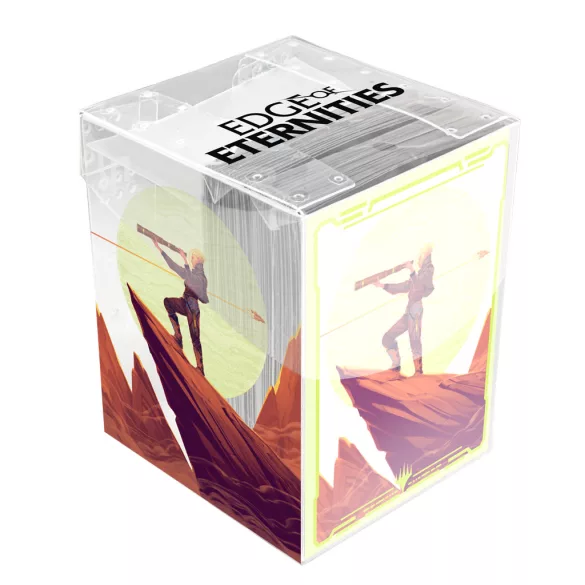 UP - Edge of Eternities 100ct Deck Protector Sleeves in Clear Box Key Character Mythic for MTG-38855
