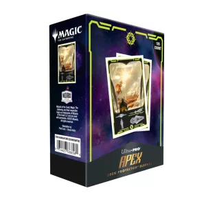 UP - Edge of Eternities 105ct Apex Deck Protector sleeves White Mythic for MTG-38856