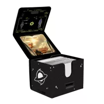 UP - Edge of Eternities Premium Alcove Edge Deck Box with Interior Printing White Mythic for MTG-38861