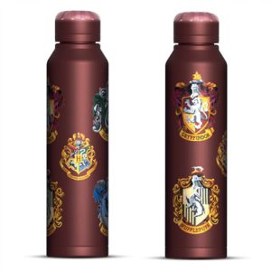 Harry Potter (Colourful Crest) Slim Metal Drinks Bottle-MDB27941
