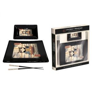 Vincent Trinidad (Neko Ramen Ukiyo) Large And Small Sushi Trays And Chopsticks Set-GP85783