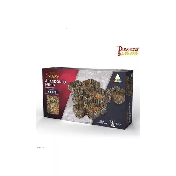 Dungeons & Lasers PrismaCast - Abandoned Mines: Pre-Painted - EN-DNL0098