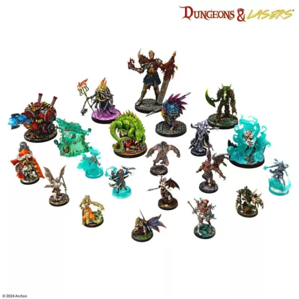 Dungeons & Lasers Victims Of Insanity miniatűr figura szett - angol kiadás