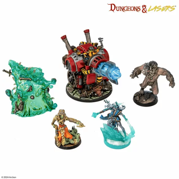 Dungeons & Lasers Victims Of Insanity miniatűr figura szett - angol kiadás
