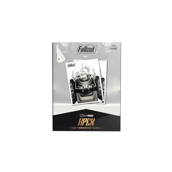 UP - Brotherhood of Steel 105ct Apex Deck Protector Sleeves for Bethesda - Fallout-16585