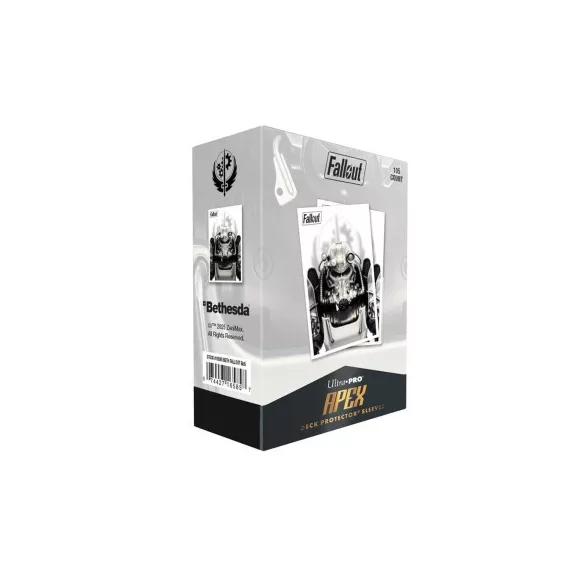 UP Brotherhood of Steel APEX Deck Protector Sleeves 105 db - Fallout