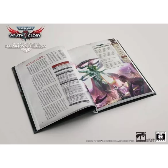 Warhammer 40,000: Wrath & Glory - Threat Assessment: Daemons & Heretics EN bestiárium