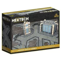 HexTech - Battlefield in a Box Terrain: Trinity City Highway Exits and Tunnels (x12)-HEXT33