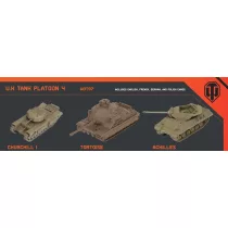 World of Tanks: Miniatures Game U.K. Tank Platoon 4 (Churchill I, Tortoise, Achilles)-WOT97