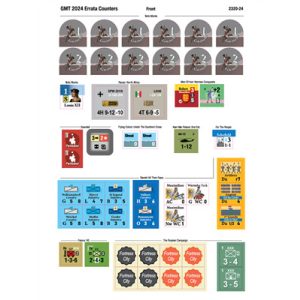GMT Games 2024 Replacement Countersheet - EN-2320-24