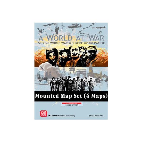 A World at War Mounted Map Set - EN-2422