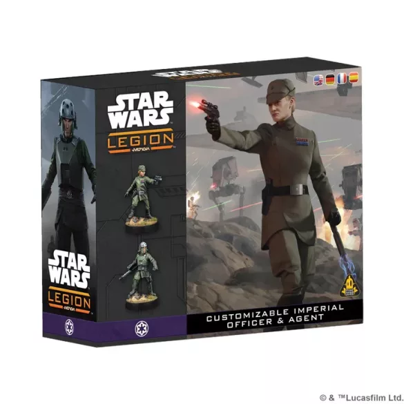 Star Wars: Legion - Customizable Imperial Officer & Agent - EN/DE/SP/FR-SWQ09