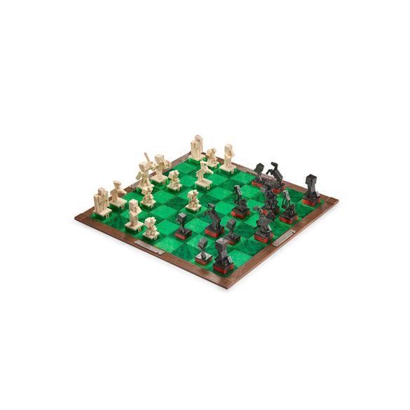 Minecraft - Chess Set Overworld Heroes vs. Hostile Mobs-NN3726
