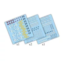 World War III Team Yankee: Israeli Decal Set (WWIII x4 Decal Sheets)-TIS950