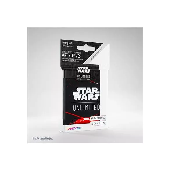 Gamegenic - Star Wars: Unlimited Art Sleeves - Card Back Red-GGS15079ML