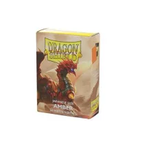 Dragon Shield Japanese Matte Sleeves - Amber (60 Sleeves)-AT-11159