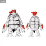 TMNT (Mirage Comics) 7" Scale Action Figure - Black and White First Turtles 2 Pack